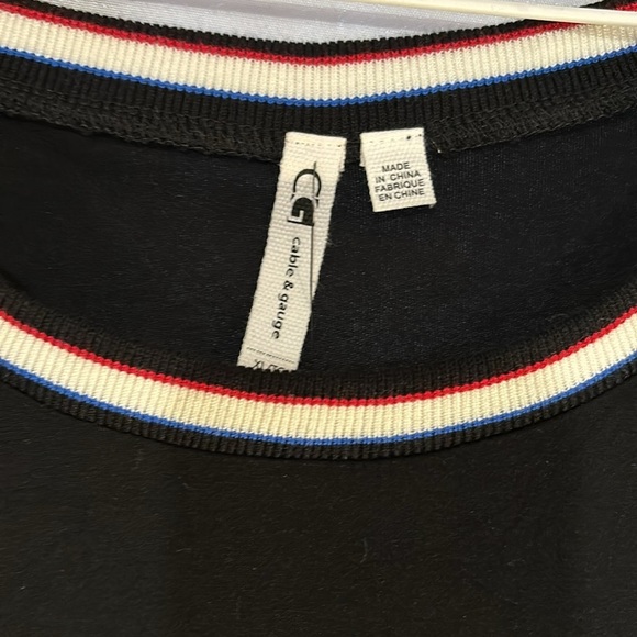 Cable & Gauge Black Sleeveless Jersey Knit Top Size XL - Picture 4 of 12